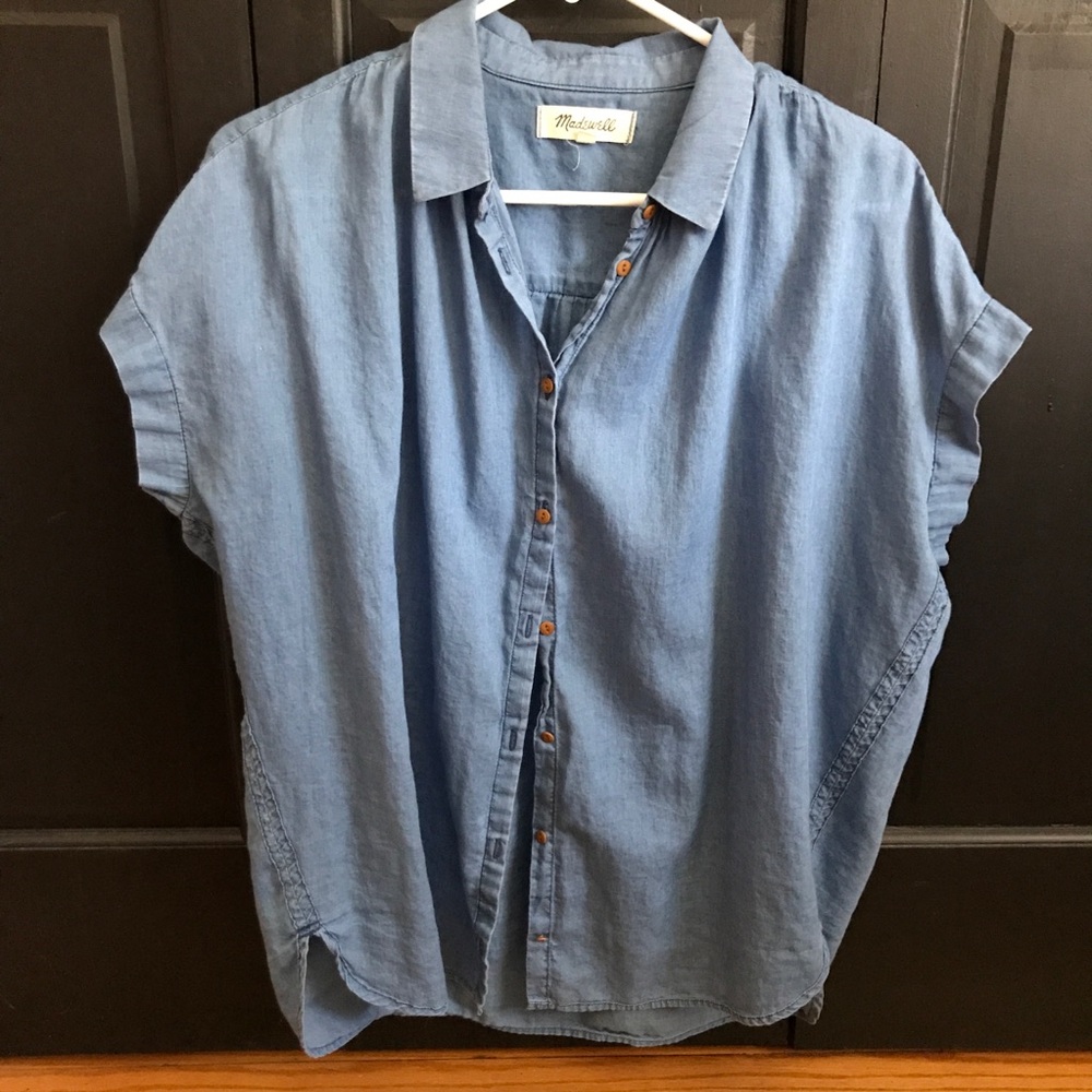 Madewell Central Shirt in Bright Indigo